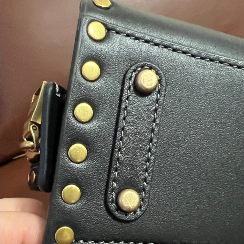 Coach Black Studded Women's Mini Bag - Picture 12 of 12
